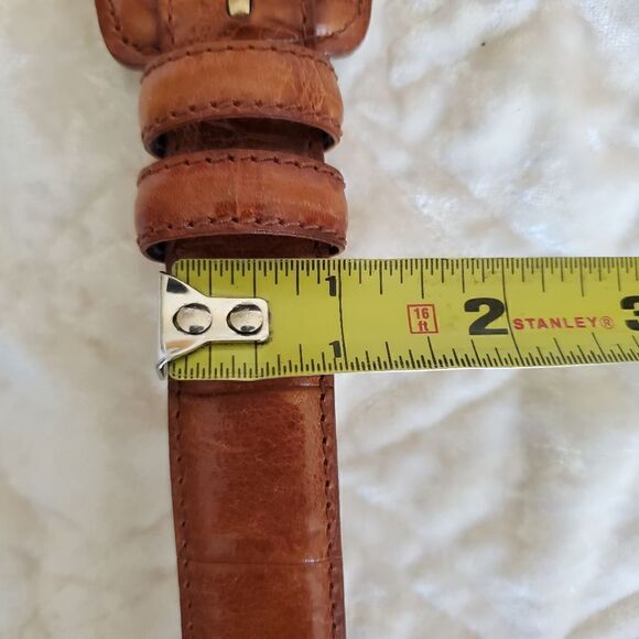 VALERIE STEVENS Genuine Leather Vynil Lined  Size Medium Brown - Picture 5 of 10